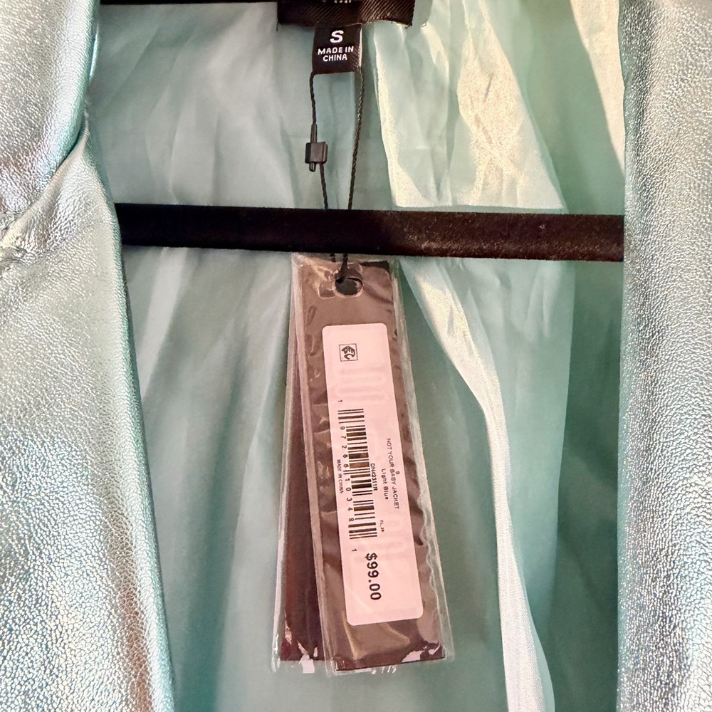 Steve Madden Metallic Moto Women's Jacket - Picture 13 of 14